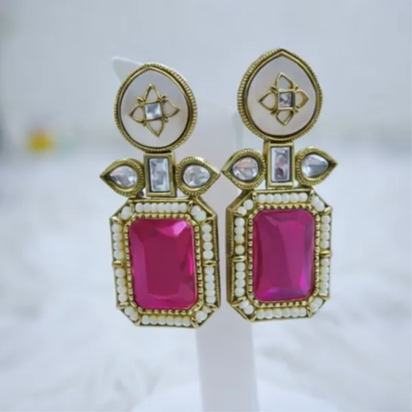 Vintage_Interchangeable_Stone_Drop_Earring_Set_(Pack_Of_5)