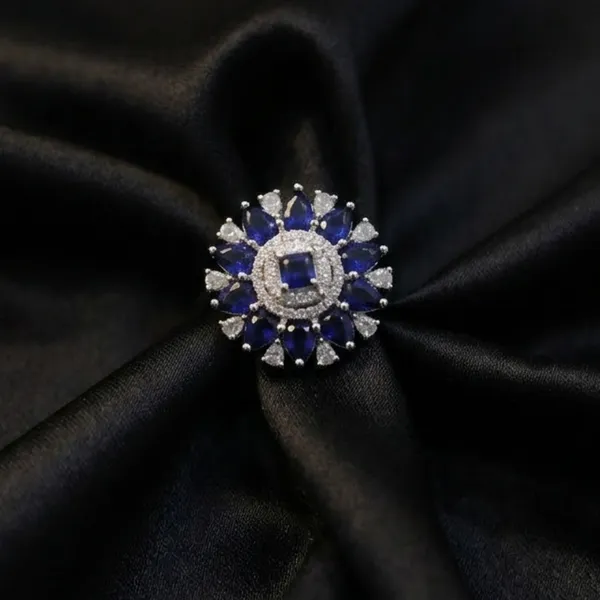 Sapphire_Bloom_Floral_Statement_Ring