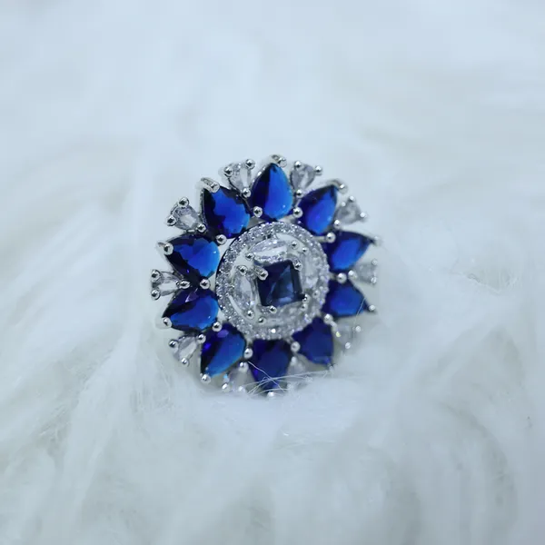 Sapphire_Bloom_Floral_Statement_Ring