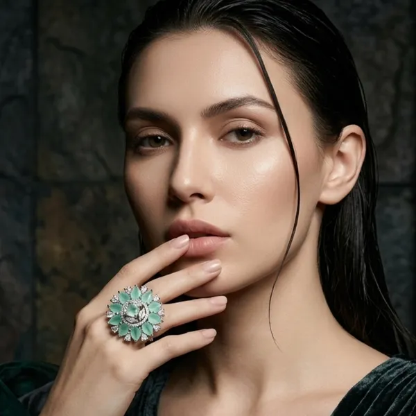 The_Ethereal_Mint_Blossom_Statement_Ring