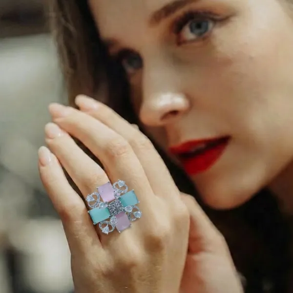 Pastel_Meadow_Floral_Statement_Ring