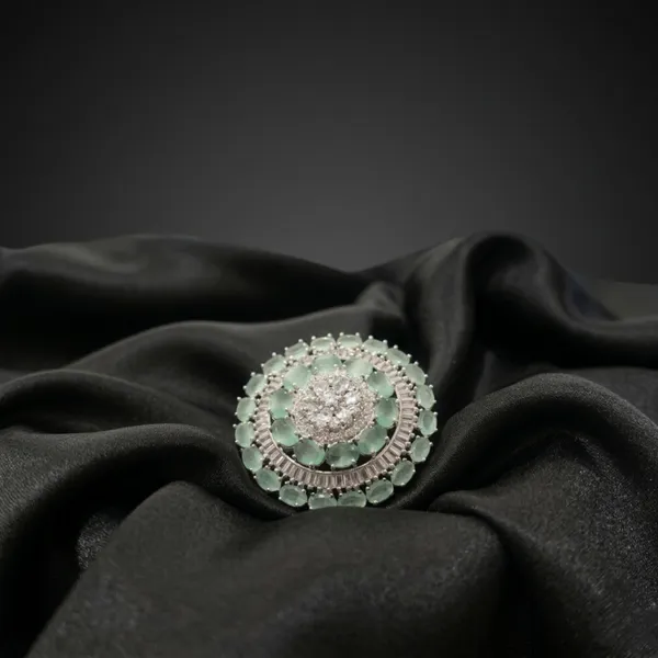 Mint_Glaze_Floral_Statement_Ring