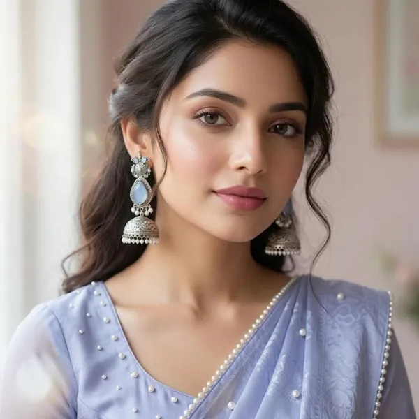 Elegant_Blue_Moonstone_Jhumka