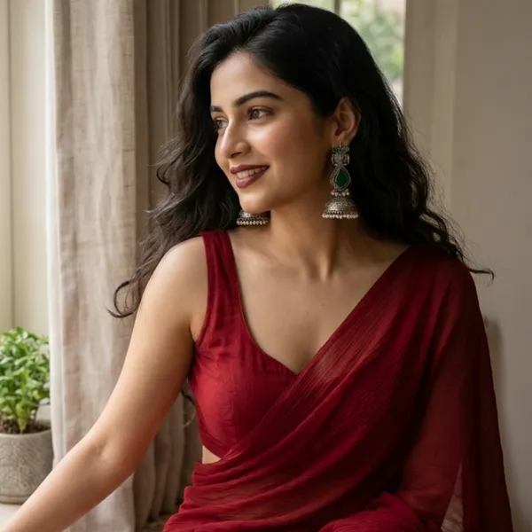 Forest_Bloom_Oxidized_Jhumka_Earrings