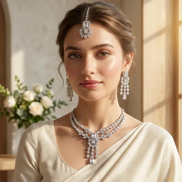 Elegant_Crystal_Drop_Jewelry_Set_With_Maang_Tikka