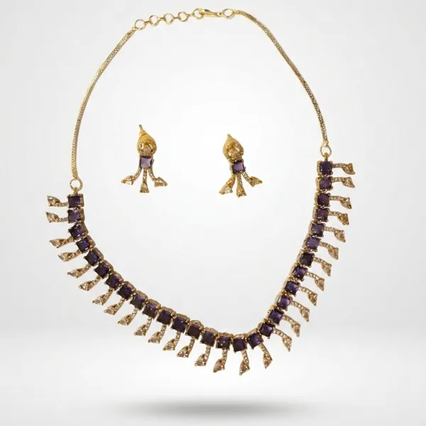 Royal_Purple_Fringe_Necklace_Set