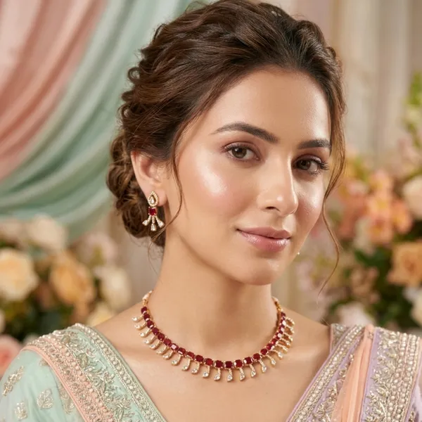 Mehroon_Elegance_Fringe_Necklace_Set