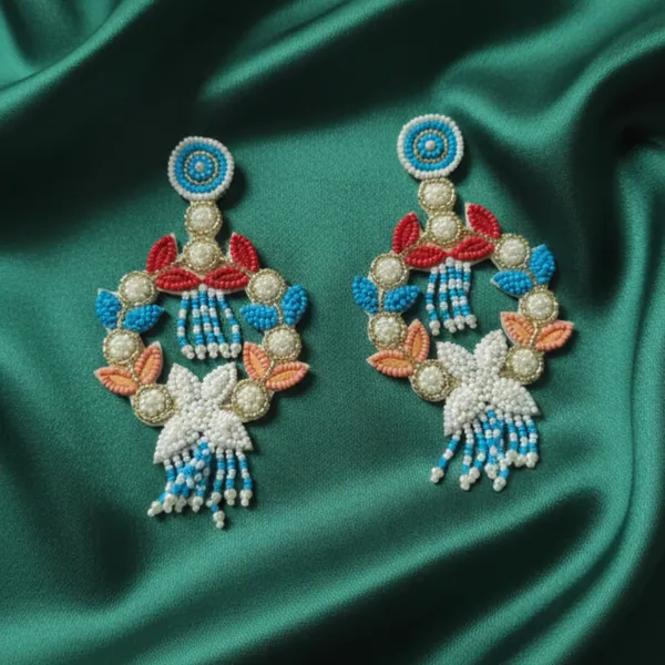 Azure_Bloom_Statement_Chandelier_Drops
