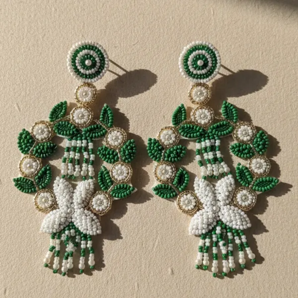 Verdant_Floral_Beaded_Chandelier_Earrings
