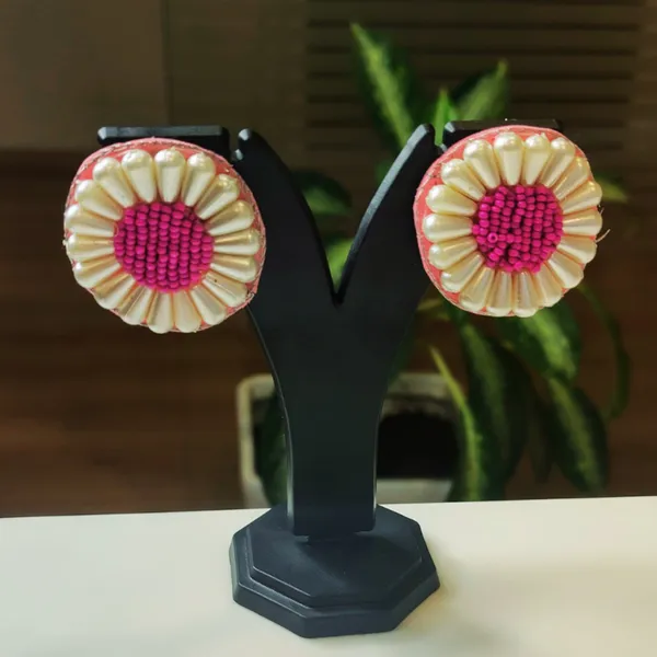 Blossom_Pearl_Stud_Earrings_–_Pink_&_Ivory_Floral_Design