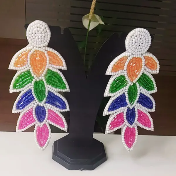 Rainbow_Bloom_Handcrafted_Beaded_Statement_Earrings