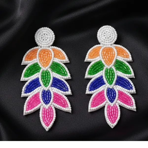 Rainbow_Bloom_Handcrafted_Beaded_Statement_Earrings