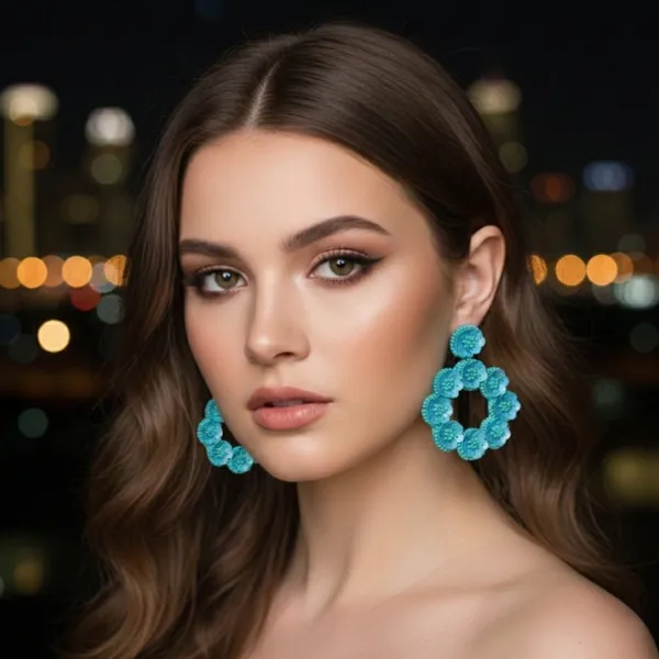 Turquoise_Floral_Wreath_Drops