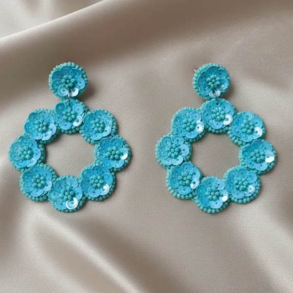 Turquoise_Floral_Wreath_Drops