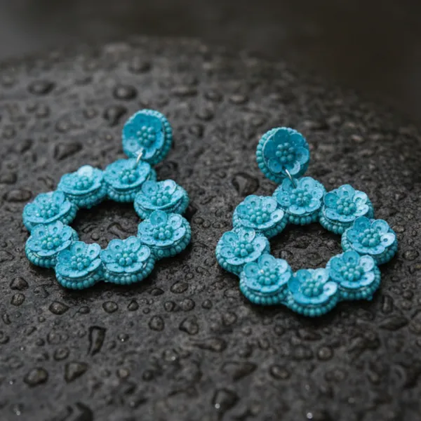 Turquoise_Floral_Wreath_Drops
