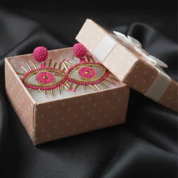 Fuchsia_Guardian_Evil_Eye_Earrings