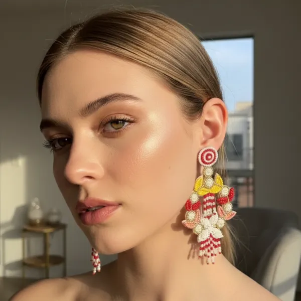 Floral_Garland_Beaded_Chandelier_Earrings