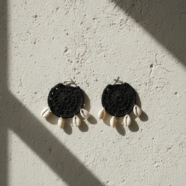 Midnight_Bloom_Cowrie_Shell_Crochet_Earrings