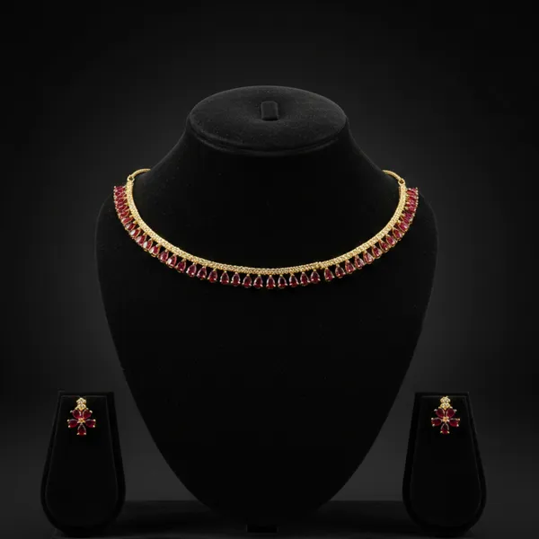 Ruby_Red_Teardrop_Necklace_Set