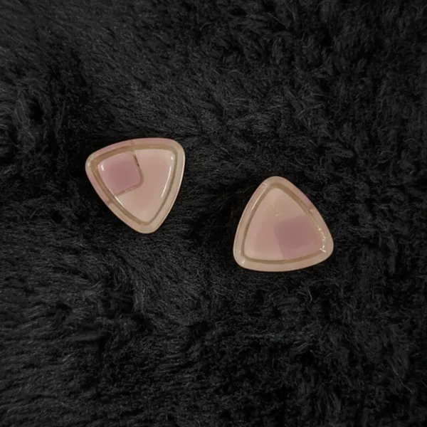 Blush_Pink_Triangle_Stud_Earrings