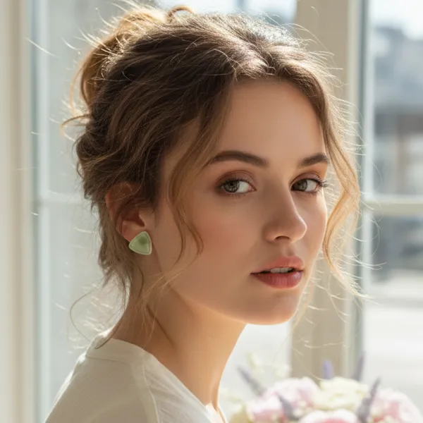 Minimal_Pastel_Green_Triangle_Stud_Earrings