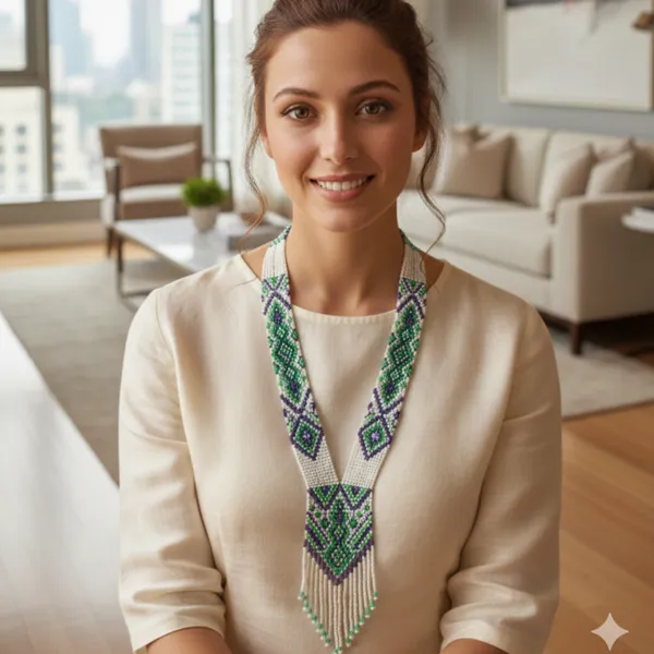 Green_&_Purple_Geometric_Beaded_Necklace