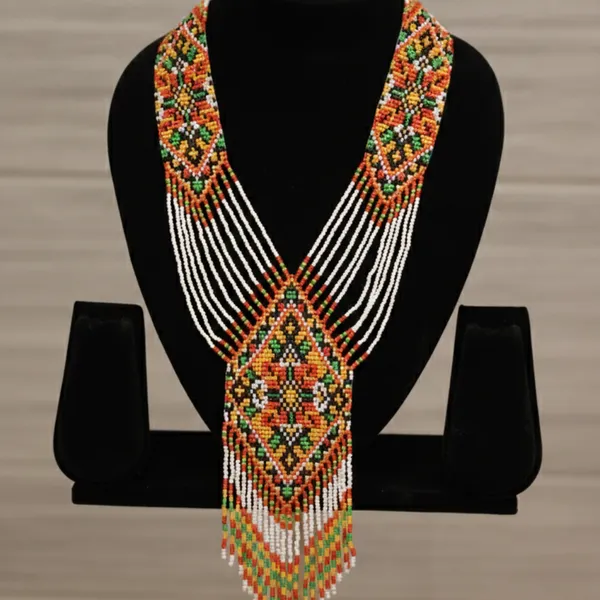 Tribal_Multicolor_Beaded_Statement_Necklace