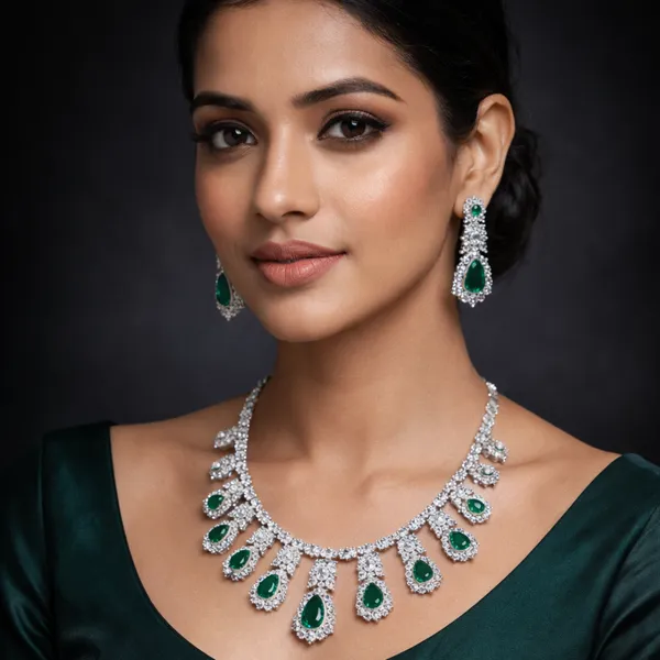Emerald_Green_Crystal_Cz_Statement_Jewelry_Set