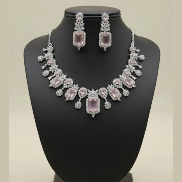 Blush_Pink_Crystal_Cz_Statement_Jewelry_Set