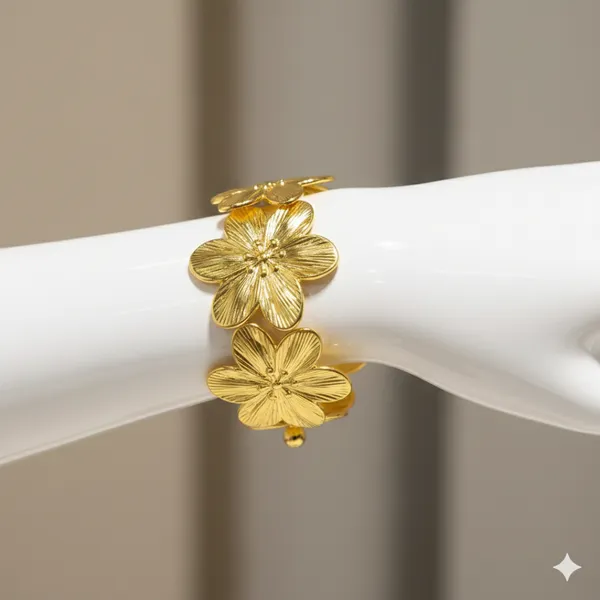 Golden_Blossom_Floral_Cuff_Bracelet