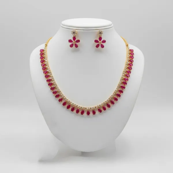 Blossom_Ruby_Petal_Necklace_&_Earring_Set