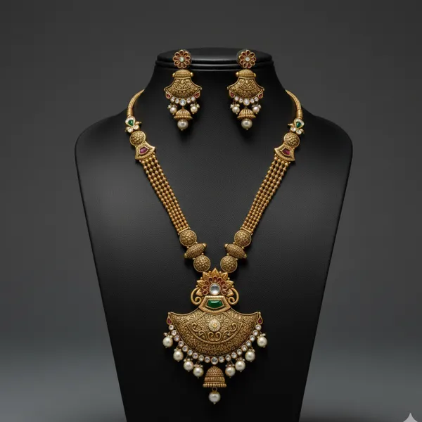 Heritage_Temple_Gold_Necklace_Set