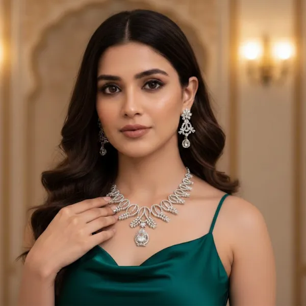 Celeste_Royale_Diamond_Drop_Necklace_Set_-Jn116
