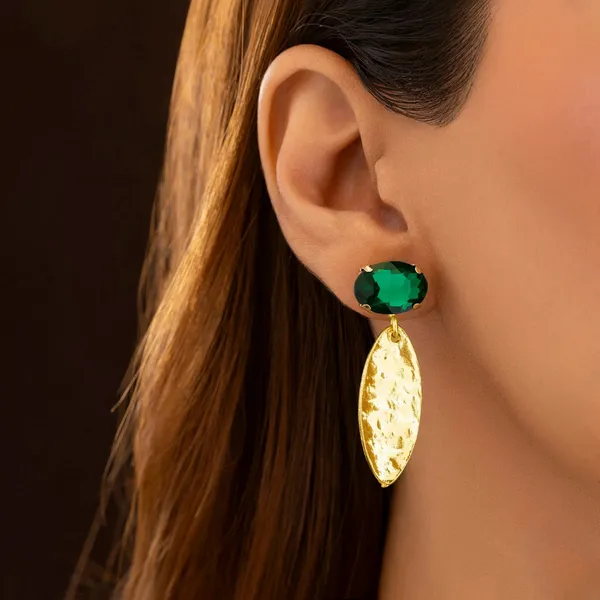 Emerald_Leaf_Gold_Necklace_&_Earring_Set_-Jn110