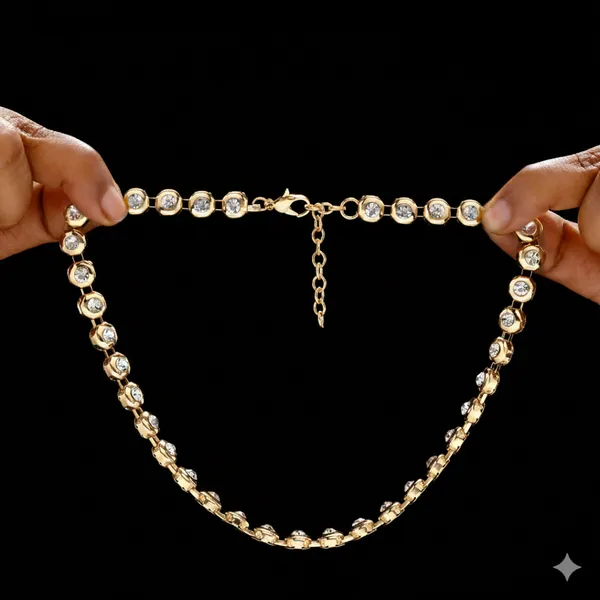 Anti-Tarnish_Imitation_Gold_Crystal_Choker_&_Earring_Set-_Jn103