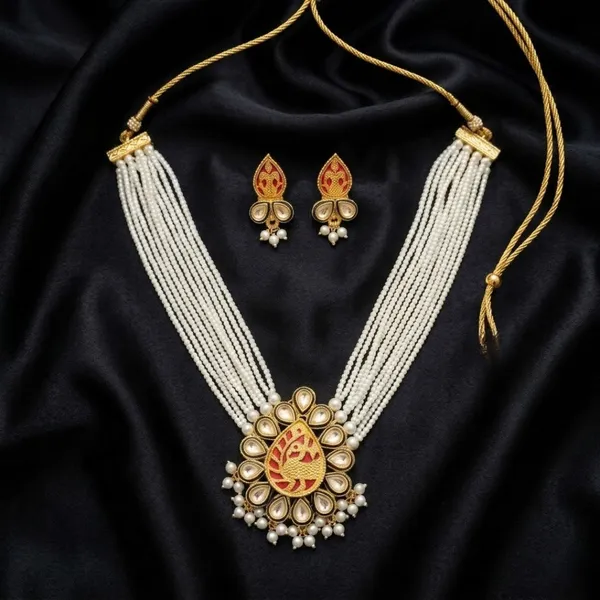 Kundan_Pearl_Choker_Set_with_Earrings