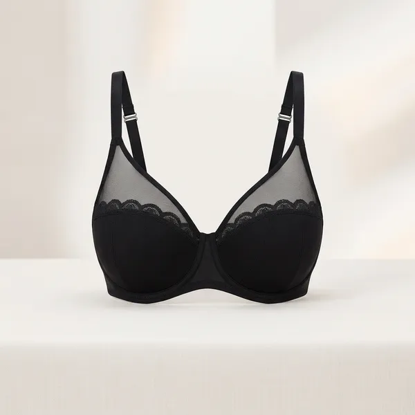 Paris_Unlined_wired_demi_bra-_Black_-_A1612