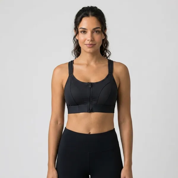 FRONT_CLASP_WITH_ZIPPER_FOR_CASUAL_SPORT_BRA