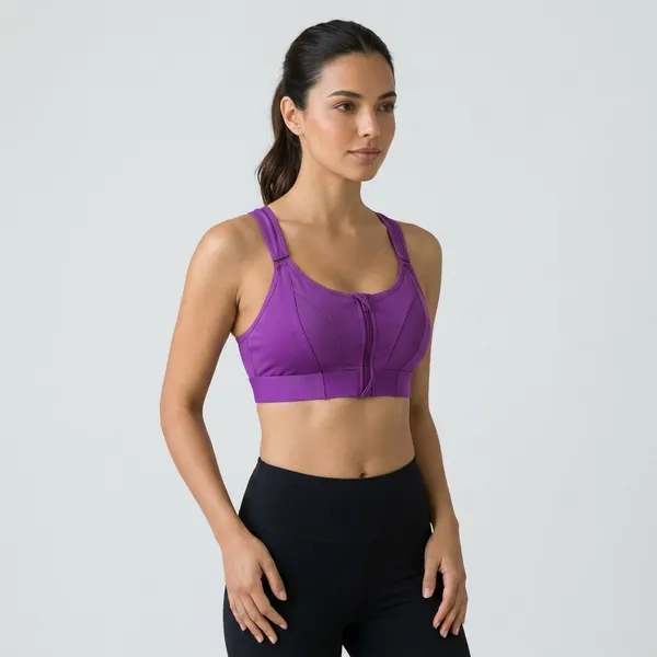 FRONT_CLASP_WITH_ZIPPER_FOR_CASUAL_SPORT_BRA