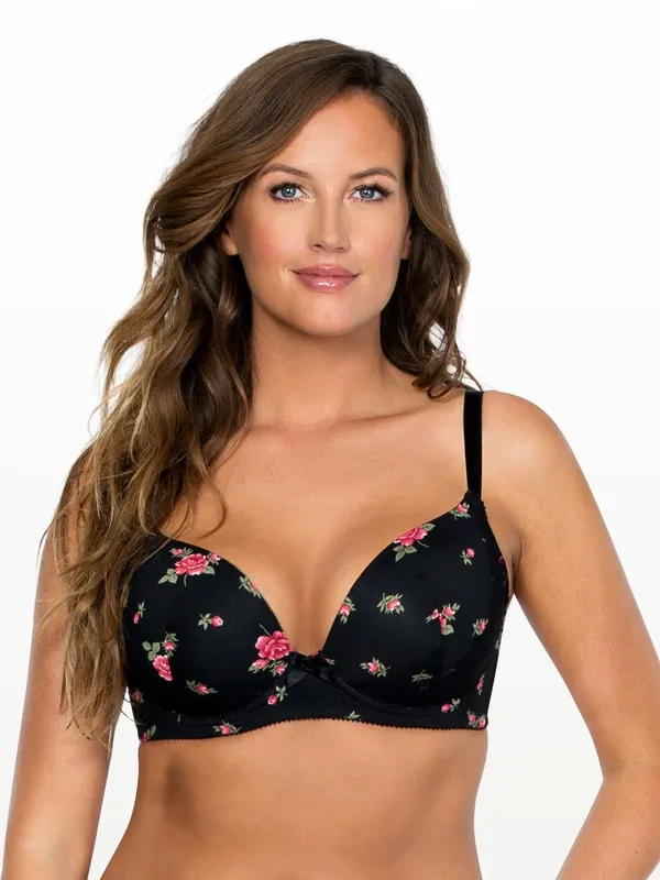 Casey_Plunge_Molded_Bra_-_Black_w_Rose