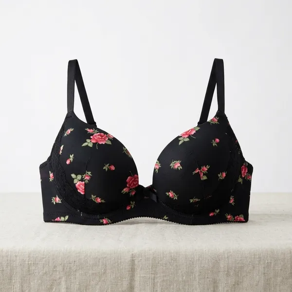 Casey_Plunge_Molded_Bra_-_Black_w_Rose