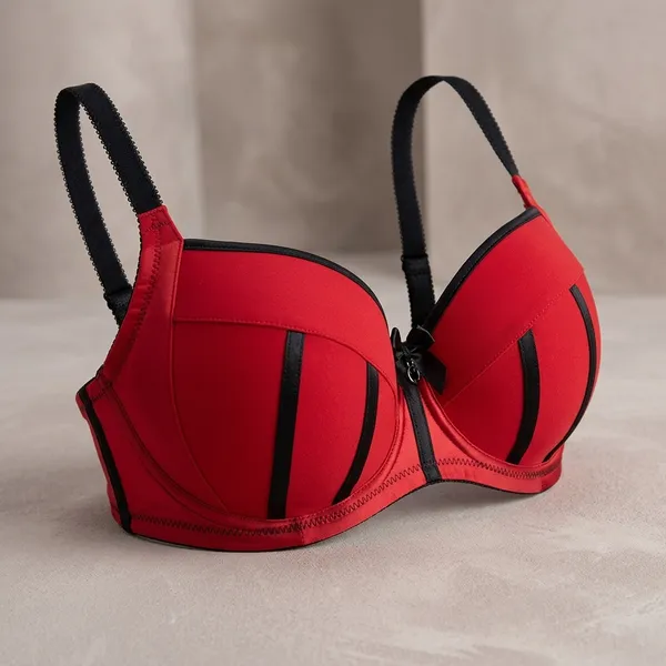 Charlotte_Padded_Bra_-_Red&Black_-_6901