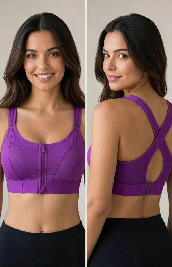FRONT_CLASP_WITH_ZIPPER_FOR_CASUAL_SPORT_BRA