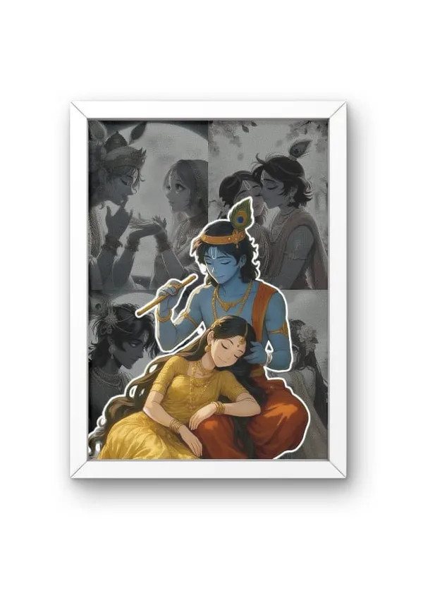 Wood_&_Paper_Contemporary_Radha_Krishna_Framed_Wall_Art