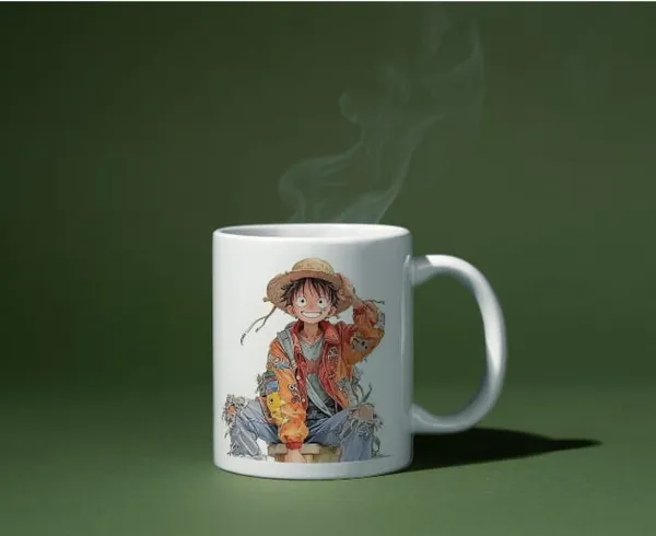 White_Ceramic_Anime_Character_Print_Coffee_Mug_Set_Of_2
