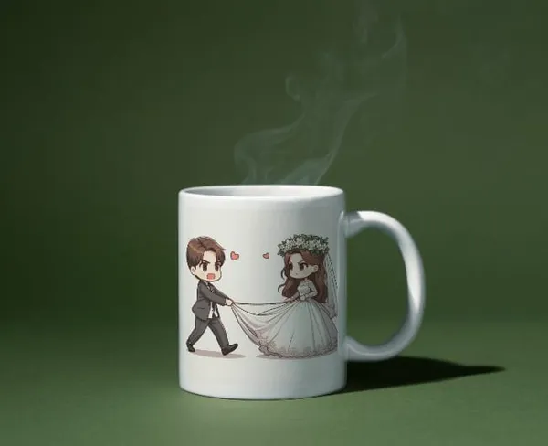 Ceramic_Wedding_Couple_Illustration_Printed_Coffee_Mug_Pack_Of_2