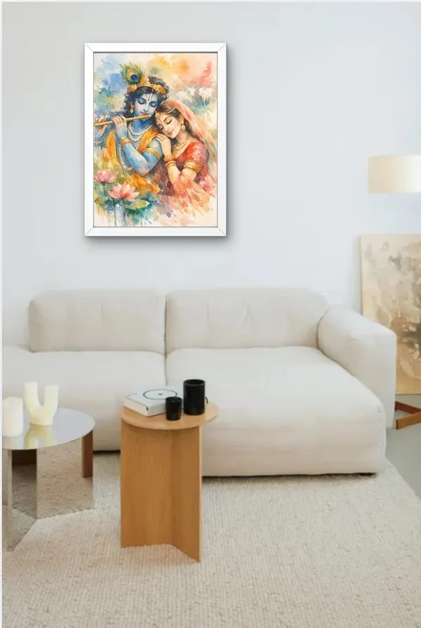 Wood_Paper_Spiritual_Radha_Krishna_Watercolor_Wall_Art