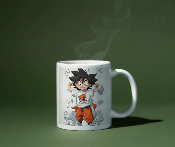 White_Ceramic_Anime_Action_Print_Coffee_Mug_Set_Of_2