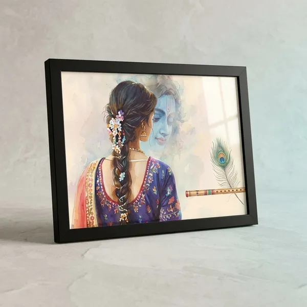 Wood_&_Paper_Krishna_Radha_Traditional_Framed_Wall_Art