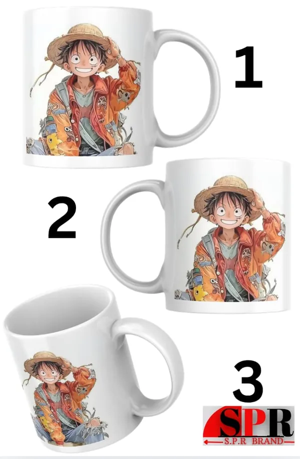 White_Ceramic_Anime_Character_Print_Coffee_Mug_Set_Of_2